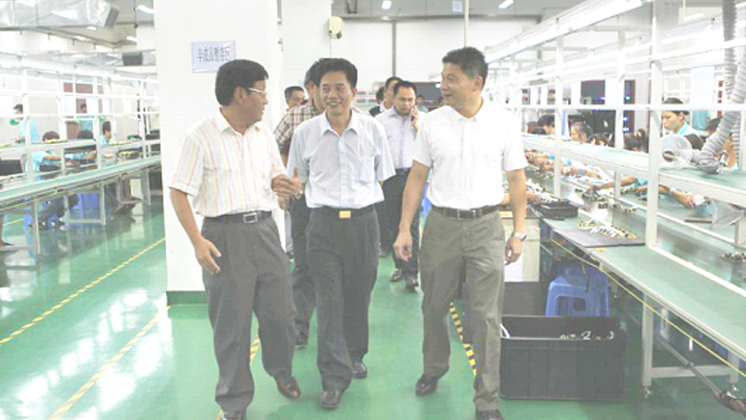 省台辦領導來我公司考察