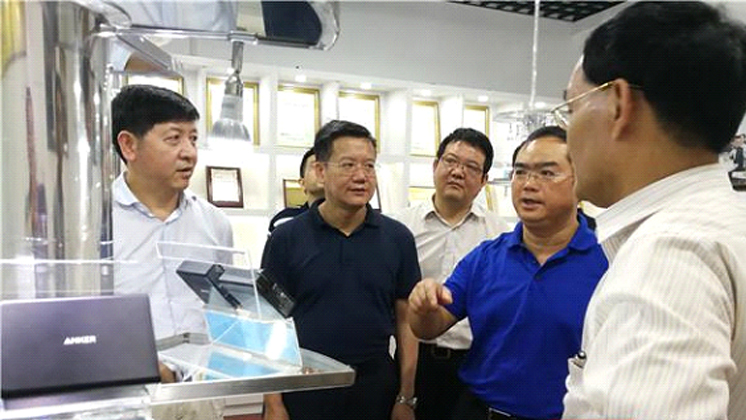 湖南省委台辦一行調研BG大游集团電子